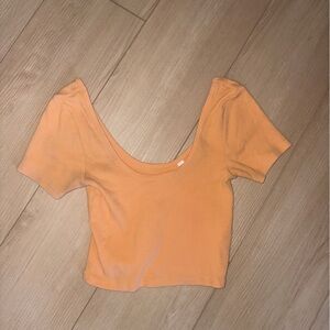 PAC Orange Cropped Top